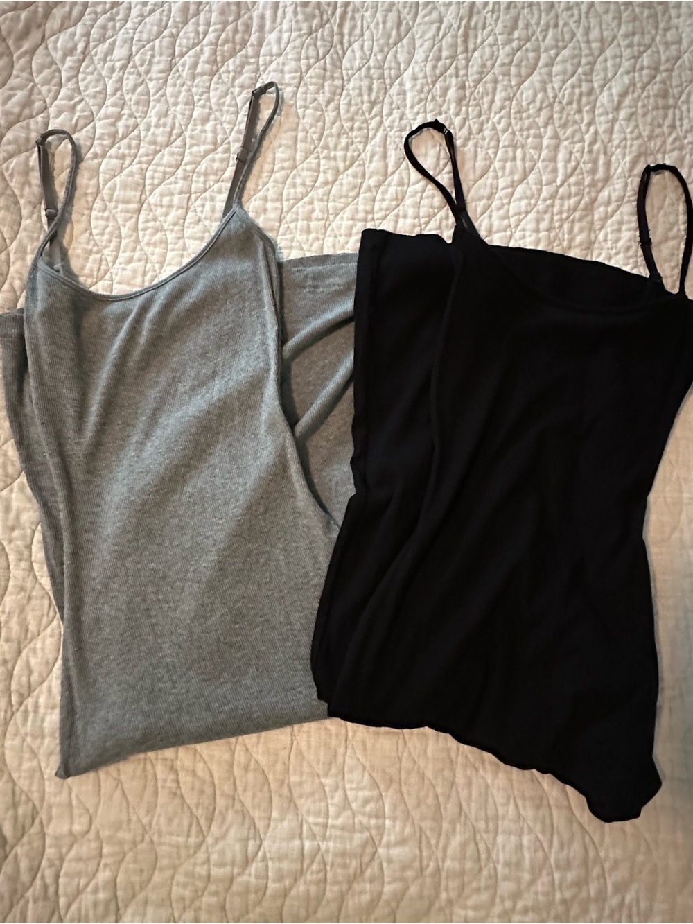 Skims - Women’s SOFT LOUNGE LONG SLIP DRESS - Gray and Black